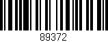 Código de barras (EAN, GTIN, SKU, ISBN): '89372'