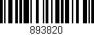 Código de barras (EAN, GTIN, SKU, ISBN): '893820'