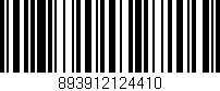 Código de barras (EAN, GTIN, SKU, ISBN): '893912124410'
