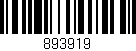 Código de barras (EAN, GTIN, SKU, ISBN): '893919'