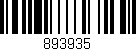 Código de barras (EAN, GTIN, SKU, ISBN): '893935'