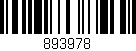 Código de barras (EAN, GTIN, SKU, ISBN): '893978'