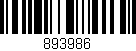 Código de barras (EAN, GTIN, SKU, ISBN): '893986'