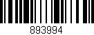 Código de barras (EAN, GTIN, SKU, ISBN): '893994'