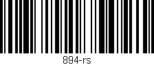 Código de barras (EAN, GTIN, SKU, ISBN): '894-rs'