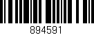 Código de barras (EAN, GTIN, SKU, ISBN): '894591'