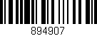 Código de barras (EAN, GTIN, SKU, ISBN): '894907'