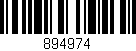 Código de barras (EAN, GTIN, SKU, ISBN): '894974'
