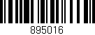 Código de barras (EAN, GTIN, SKU, ISBN): '895016'