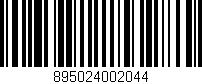 Código de barras (EAN, GTIN, SKU, ISBN): '895024002044'
