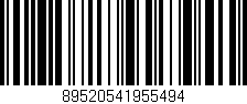 Código de barras (EAN, GTIN, SKU, ISBN): '89520541955494'
