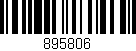 Código de barras (EAN, GTIN, SKU, ISBN): '895806'