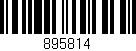 Código de barras (EAN, GTIN, SKU, ISBN): '895814'