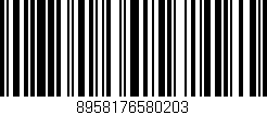 Código de barras (EAN, GTIN, SKU, ISBN): '8958176580203'