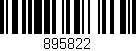 Código de barras (EAN, GTIN, SKU, ISBN): '895822'