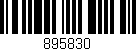 Código de barras (EAN, GTIN, SKU, ISBN): '895830'