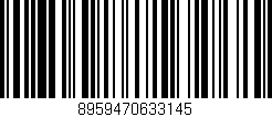 Código de barras (EAN, GTIN, SKU, ISBN): '8959470633145'