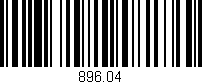 Código de barras (EAN, GTIN, SKU, ISBN): '896.04'