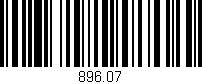 Código de barras (EAN, GTIN, SKU, ISBN): '896.07'