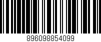 Código de barras (EAN, GTIN, SKU, ISBN): '896098854099'