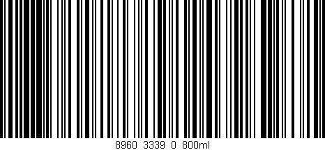 Código de barras (EAN, GTIN, SKU, ISBN): '8960_3339_0_800ml'