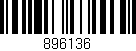 Código de barras (EAN, GTIN, SKU, ISBN): '896136'
