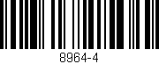 Código de barras (EAN, GTIN, SKU, ISBN): '8964-4'