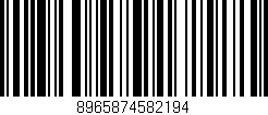 Código de barras (EAN, GTIN, SKU, ISBN): '8965874582194'