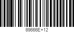 Código de barras (EAN, GTIN, SKU, ISBN): '89666E+12'