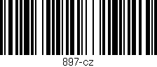 Código de barras (EAN, GTIN, SKU, ISBN): '897-cz'