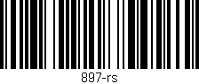 Código de barras (EAN, GTIN, SKU, ISBN): '897-rs'