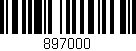 Código de barras (EAN, GTIN, SKU, ISBN): '897000'