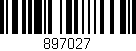 Código de barras (EAN, GTIN, SKU, ISBN): '897027'