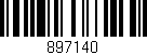 Código de barras (EAN, GTIN, SKU, ISBN): '897140'