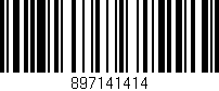 Código de barras (EAN, GTIN, SKU, ISBN): '897141414'