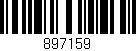 Código de barras (EAN, GTIN, SKU, ISBN): '897159'