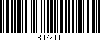 Código de barras (EAN, GTIN, SKU, ISBN): '8972.00'