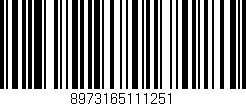 Código de barras (EAN, GTIN, SKU, ISBN): '8973165111251'