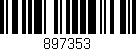 Código de barras (EAN, GTIN, SKU, ISBN): '897353'