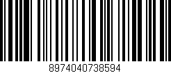 Código de barras (EAN, GTIN, SKU, ISBN): '8974040738594'