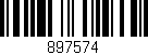 Código de barras (EAN, GTIN, SKU, ISBN): '897574'