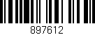 Código de barras (EAN, GTIN, SKU, ISBN): '897612'