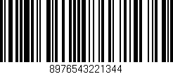 Código de barras (EAN, GTIN, SKU, ISBN): '8976543221344'