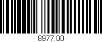 Código de barras (EAN, GTIN, SKU, ISBN): '8977.00'