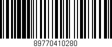 Código de barras (EAN, GTIN, SKU, ISBN): '89770410280'