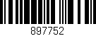 Código de barras (EAN, GTIN, SKU, ISBN): '897752'