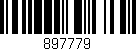 Código de barras (EAN, GTIN, SKU, ISBN): '897779'