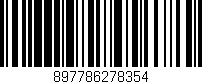 Código de barras (EAN, GTIN, SKU, ISBN): '897786278354'
