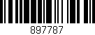 Código de barras (EAN, GTIN, SKU, ISBN): '897787'