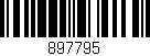 Código de barras (EAN, GTIN, SKU, ISBN): '897795'